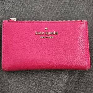 Kate Spade Fuchsia Leather Wallet
